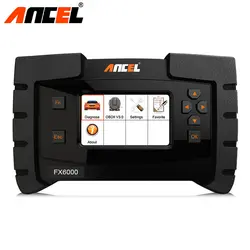 OBD2 Сканнер ancel FX6000 полный ECU Системы автомобиля диагностический инструмент ABS Airbag SAS EPB DPF масла сброса программирования OBD 2 автомобиля