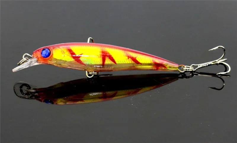 1x 8.5cm 7.4g Hard Plastic Steel Bone Minnow Isca Artificial Fishing Lure Swim Bait Fake Lures Sea Fishing Tackle Fast Shipping (4)