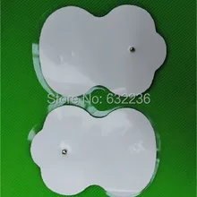 Прямая поставка 50 шт./партия хорошее качество белые электродные накладки для иглоукалывания, массажер для похудения, цифровой терапевтический массажер