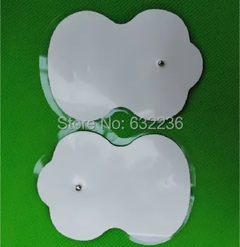 

drop ship 50pcs/lot good quality white Electrode Pads for Tens Acupuncture,Slimming massager , Digital Therapy Machine Massager