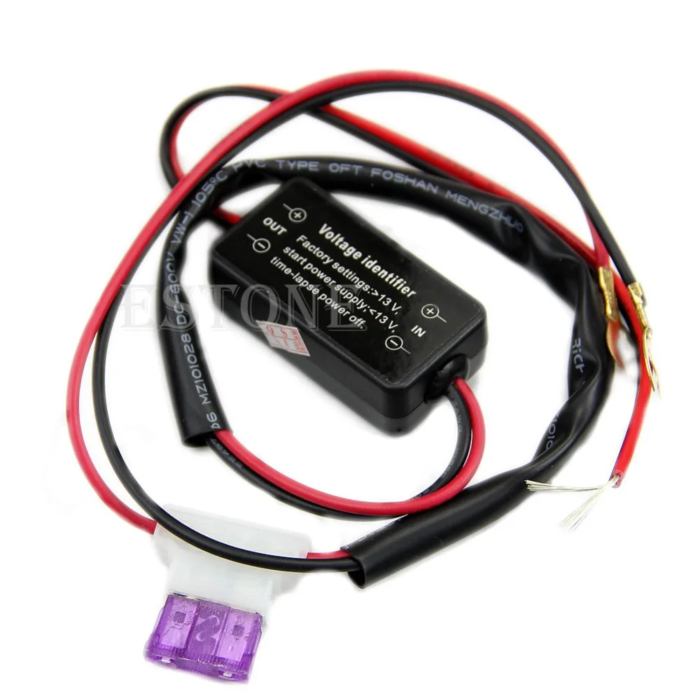 Car Led Daytime Running Light Relay Harness DRL ControlL ON/OFF