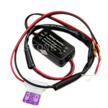 

Car Led Daytime Running Light Relay Harness DRL ControlL ON/OFF Automatic New