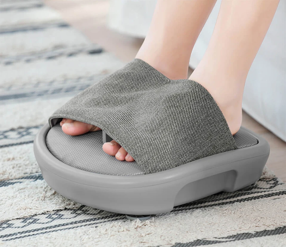 Цена Youpin Lf Reflexology разминающий Вибрационный ролик Массажер шиацу для ног 3d оздоровительный массаж Электрический Автоматический нагрев