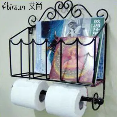 Wrought Iron Bath Towel Rack Bathroom Hanging Wall Wrought Iron Bath Towel Rack Bathroom Hanging Wall Magazine Toilet Paper Shelf In Storage Holders Racks From Home Garden On