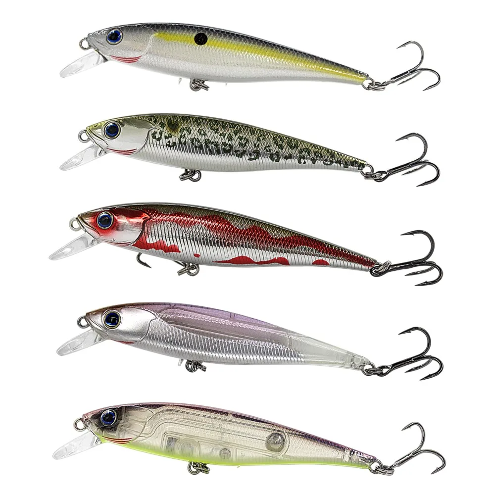 Twitching Minnow Fishing lure Jerk bait Suspending Hard Baits 90mm 11g Twitching Minnow Fishing lure Jerk bait Suspending Hard Baits 90mm 11g