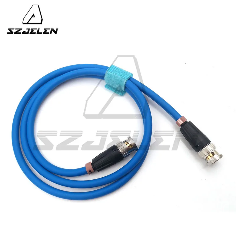 Szjili синий кабель 12G HD SDI видео коаксиальный Neutrik BNC к 75 Ohm 100 см|plug bnc|plug neutrikplug l |