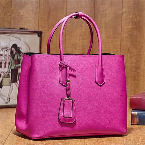 Famous Brand Name Designer P Handbags High Quality Genuine Leather