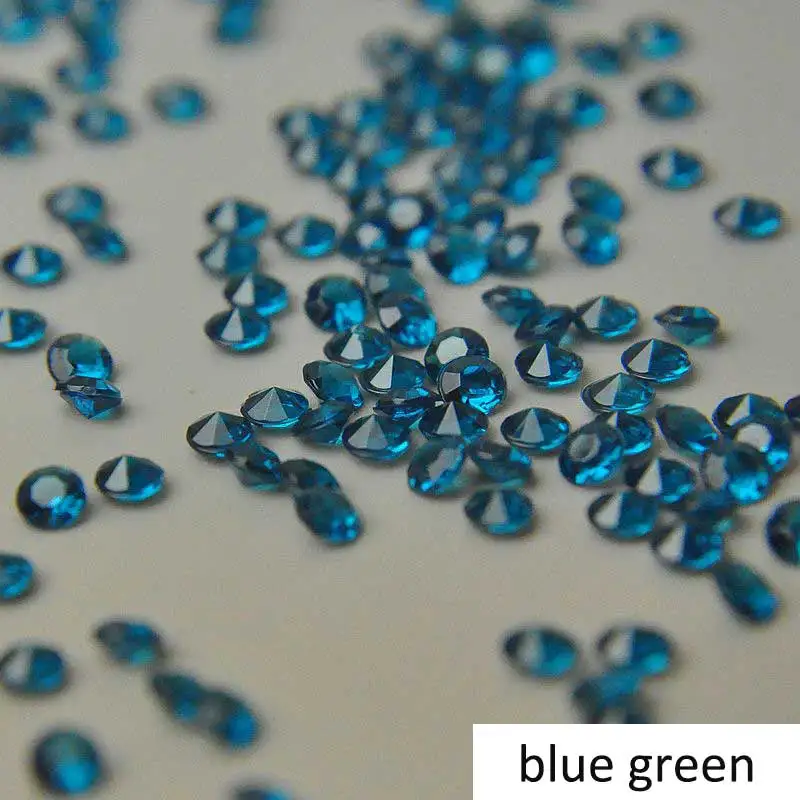 1000Pcs4. 5 мм акриловый искусственный бриллиант горячая Распродажа DIY активности вечерние свадебные украшения - Цвет: blue green