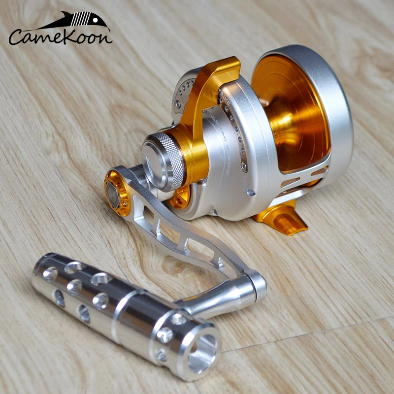 CAMEKOON Conventional Saltwater Lever Drag Fishing Reel 30KG Max Drag