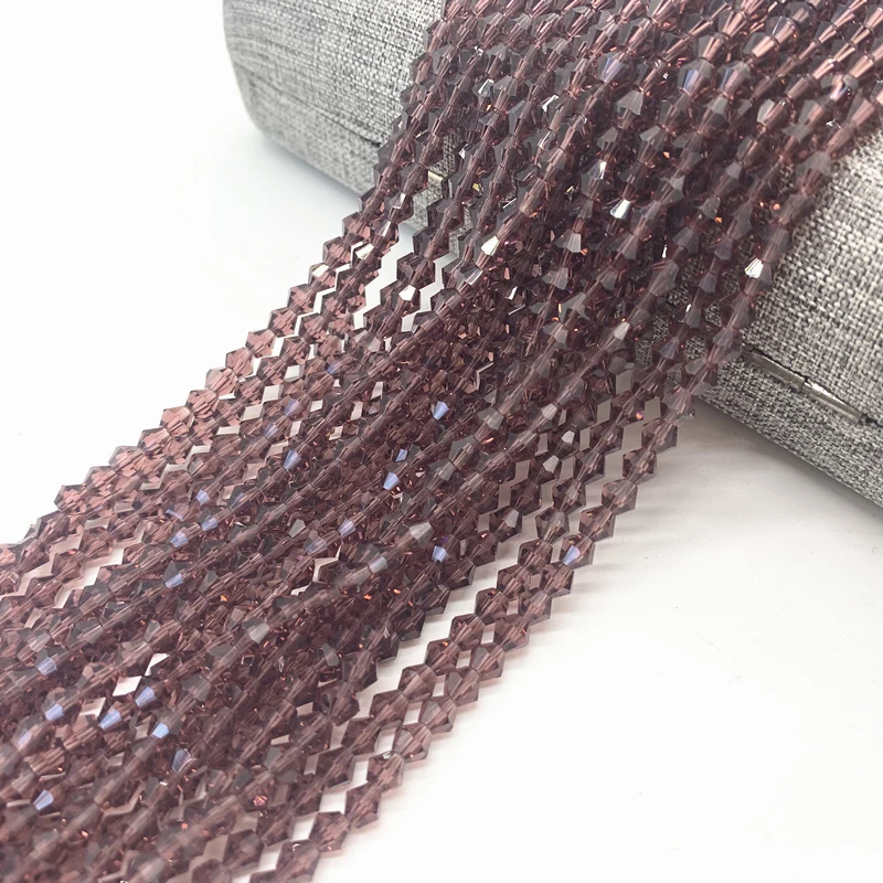 

100pcs 4mm Bicone Austria Crystal Beads charm Glass Bead Loose Spacer Bead for DIY Jewelry Making#JJ16