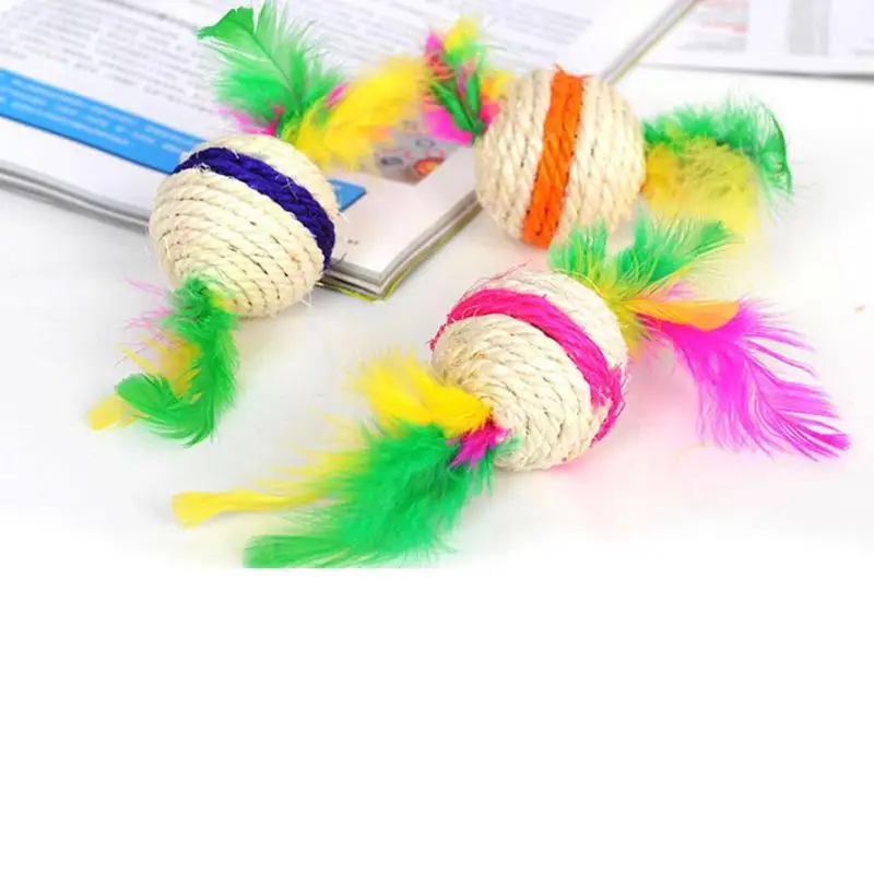 Красочная игрушка для кошек, шар, интерактивные игрушки для кошек, игра ...