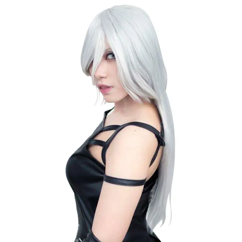 HSIU новый высококачественный YoRHa No.2 тип A парик для косплея NieR:Automata A2 костюм