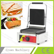 110 В 220 В антипригарным Нержавеющая сталь Панини Пресс Бутербродницы; стейк гриль-гриль для продажи