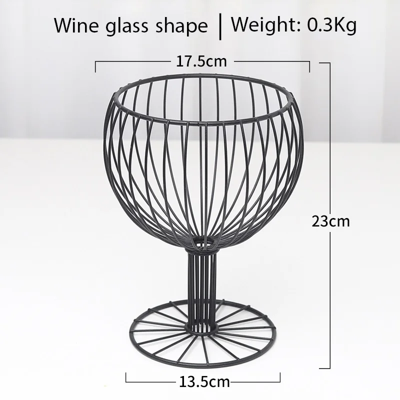 Креативная корзина для вина в скандинавском стиле, корзина для фруктов в гостиную, креативная корзина для слива фруктов, домашняя железная корзина для хранения фруктов
