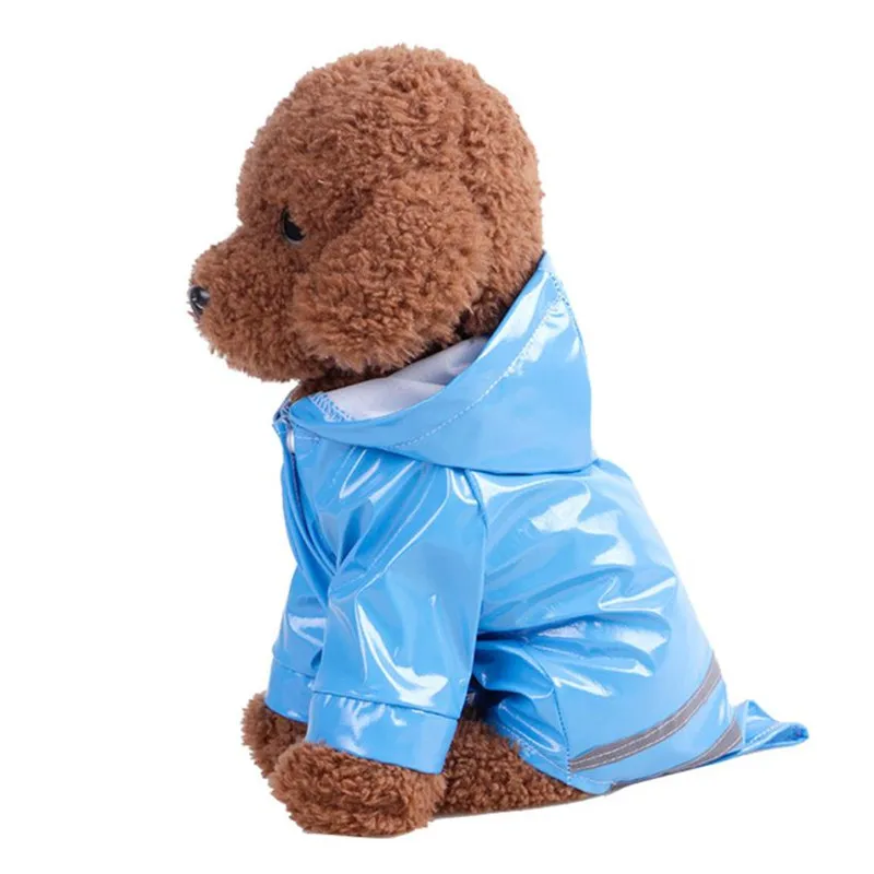 Buy PU Plastic small pet dog raincoat Waterproof Dog