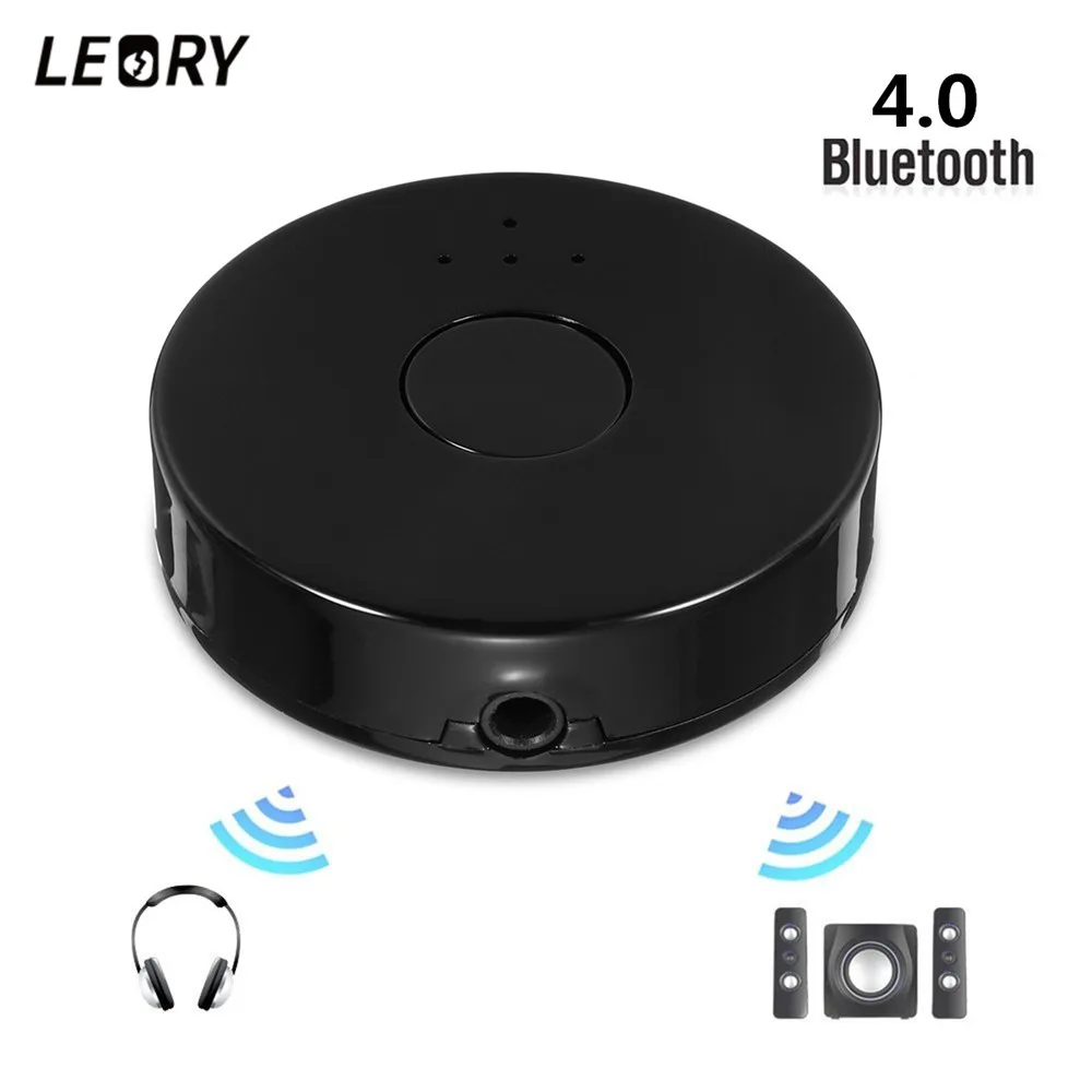 

LEORY 3.5mm Bluetooth Transmitter Multi-point Wireless Blutooth Audio Music Stereo Transmitter Adapter for TV PC Tablet MP3