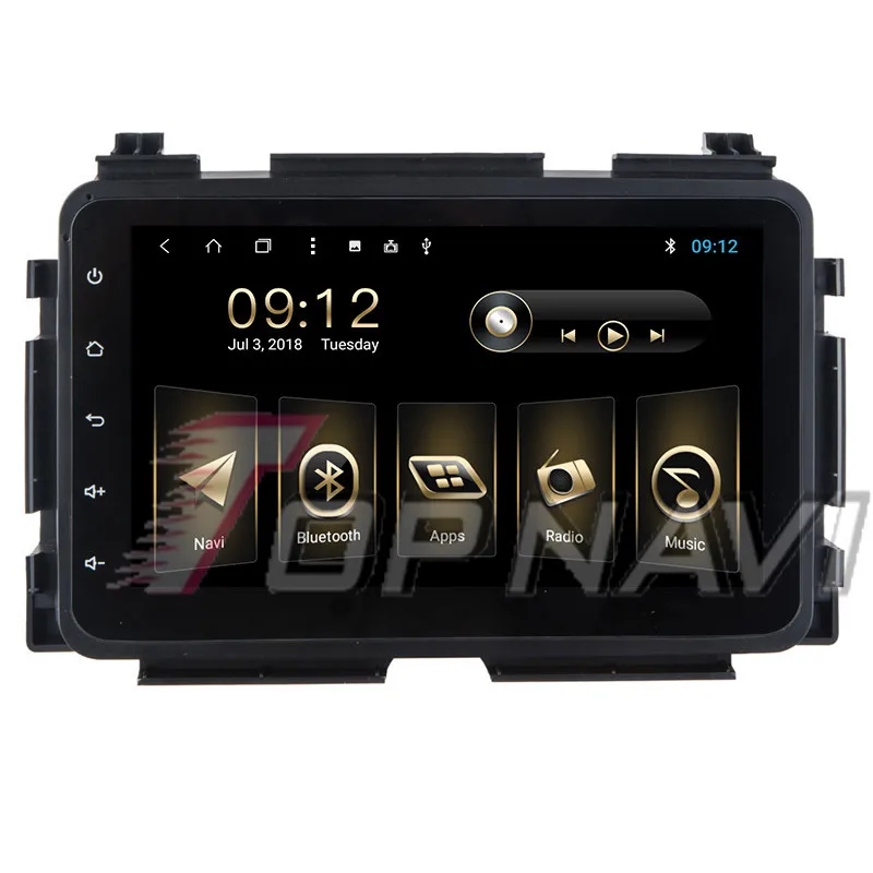  Vehicle GPS Navigation for Honda XRV 2015 8'' Topnavi Android 8.1 Buit-in 32GB High Resolution Doub