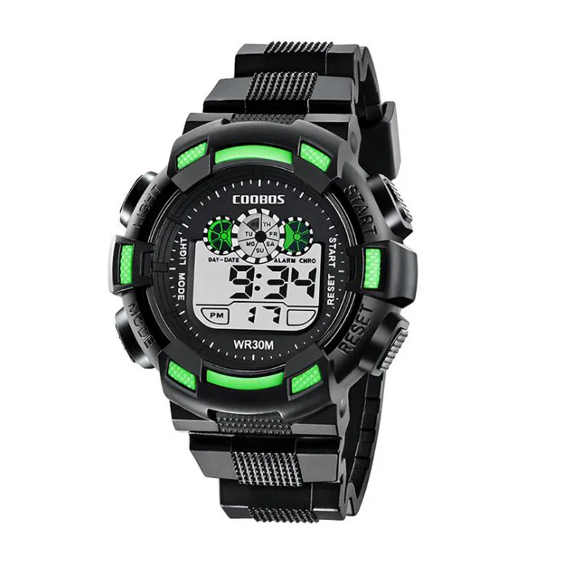 

Outdoor Life Waterproof Watch Fashion Digital Wrist Watches Mens Hot Sale Military Wristwatch Sports Men LED Electronic Watch