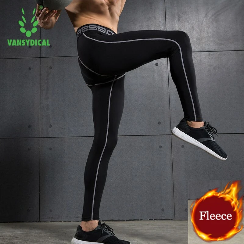 

Brand Fleece Fitness Sport Running Pants Men's Compression Tights Quick Dry Elastic Basketball Training Gym Jogging Leggings XXL