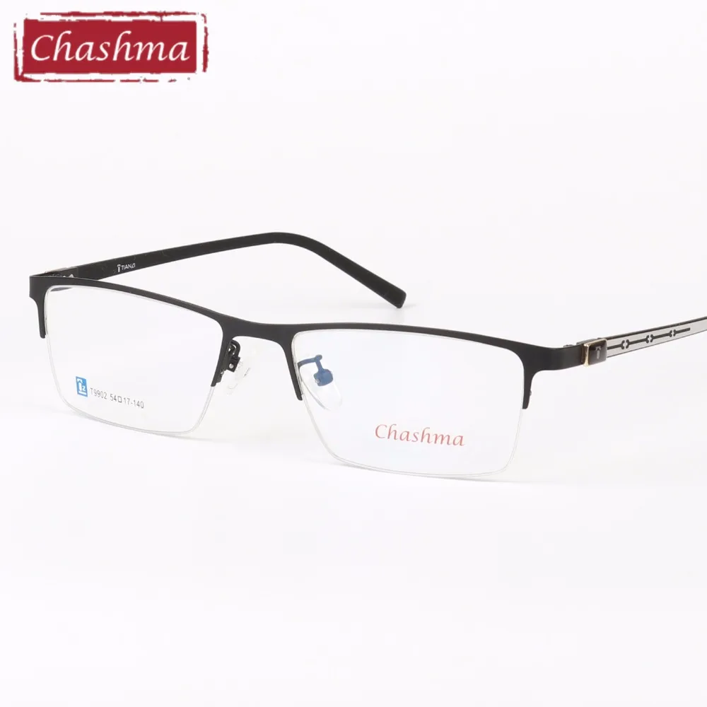 Chashma Brand Super Quality Frame Male Alloy Frames Rubber Temple