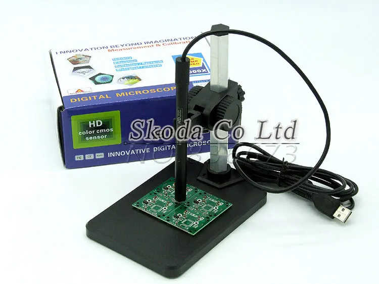  Envío gratis más reciente 1000X 6LED 2MP microscopio USB microscopio Digital soporte portátil Base 
