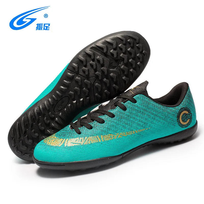 ZhenZu футбольная обувь Бутсы детские кроссовки для беговой дорожки для мальчиков и девочек домашняя обувь для тренировок Размер 28-36