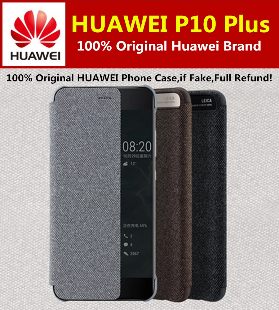bilder für 100% Original HUAWEI P10 Plus Fall Luxury Smart View Flip Abdeckung Ledertasche Für Huawei P10 PLUS Phone Cases coque 5,5 zoll bilder für 100% Original HUAWEI P10 Plus Fall Luxury Smart View Flip Abdeckung Ledertasche Für Huawei P10 PLUS Phone Cases coque 5,5 zoll