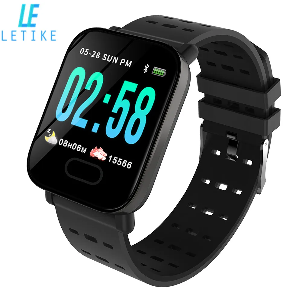 

Letike Smart bracelet Newest chip blood pressure measure Sport Waterproof Smart Wrist Watch Fitness Tracker for Android IOS