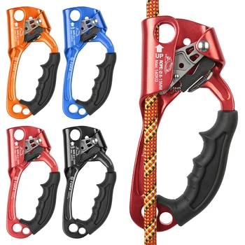 

140kg Outdoor Hand Ascender Rock Climbing Ascender 8-12mm Vertical Rope Access Climbing Rescue Caving Climbing Rope Tools
