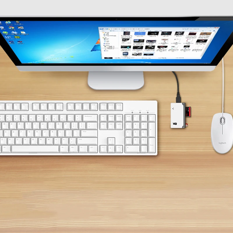 Kawau USB 2 0 мультикард ридер C235 Max поддержка 128 ГБ кард адаптер с несколькими слотами