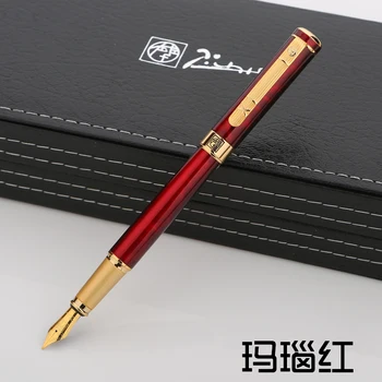 

Luxury Deep Red Fountain Pen PICASSO 902 Ink Pen Business Gift Pens with An Original Box School Pens for Writing