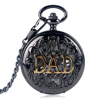 

Father's Day Gift Present Gift for Daddy from Duaghter/Son Papa Gifts Dad Pocket Watch Mechanical Hand Winding Mens Watches