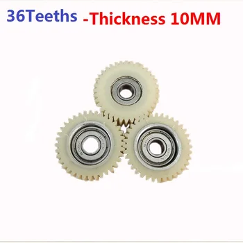 

3pcs/set 36Teeths Outer Diameter 38mm Thickness 10mm Electric vehicle bicycle nylon worm gear electric bicycle replacement part