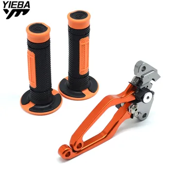 

CNC Motorcycle Accessories Brake Clutch Levers Pit Dirt Bike Brake Hand Grips Set For KTM 350SX-F 350 SXF 350SXF 2011 2012 2013