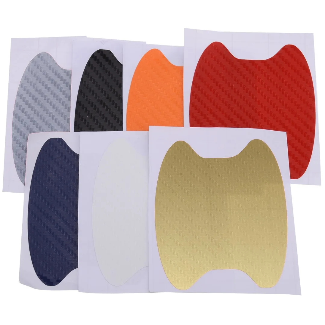 4Pcs/Set Car Door Film Sheet Handle Scratch Sticker Scratch Protector Cover Car Scratch Protector Sticker