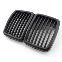 Matte Black Car Front Hood Kidney Grille for BMW E30 318 320 325 1982 1983 1984 1985 1986 1987 1988 1989 ~1994 Auto Bonnet Grill