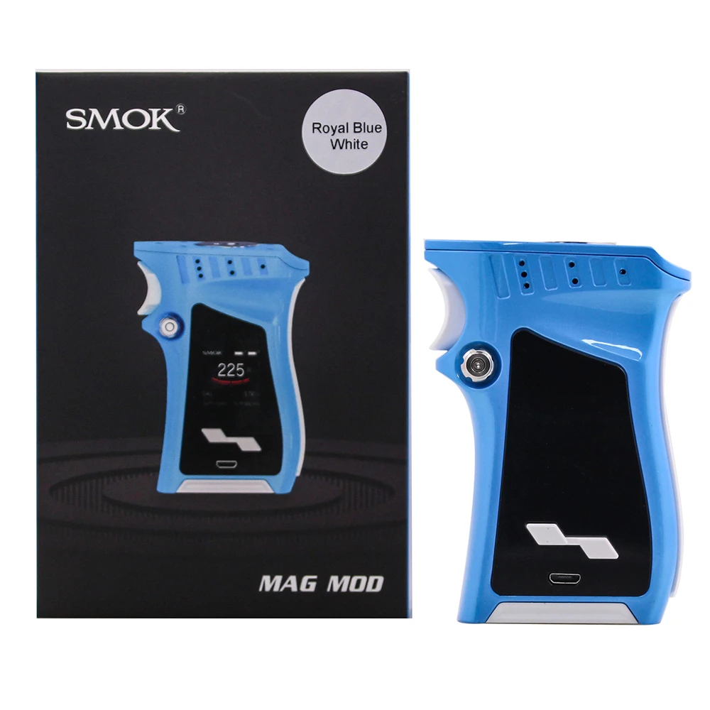 Original SMOK Mag Box Mod 225W Right Hand Vape Electronic e Cigarette for Atomizer TFV12 PRINCE Tank V12 Prince Vaporizer Coil