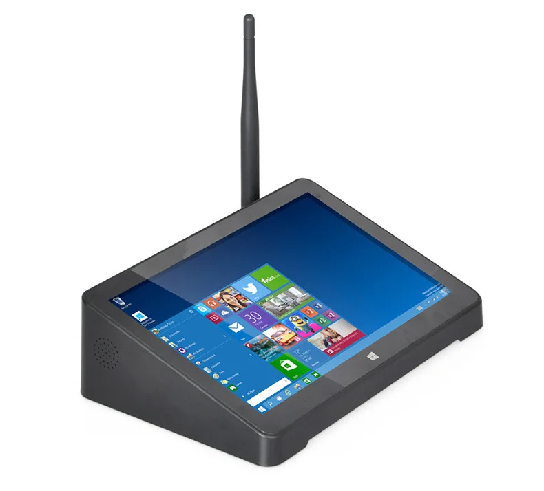 Оригинальные мини ПК все в одном кабельный адаптор планшет POS Windows 10 Home F2 7 "Сенсорный экран WI-FI Intel 4 ядра коробка ТВ мини