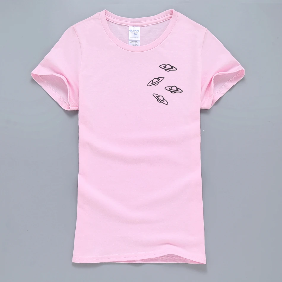 

New Arrival Alien Women T Shirt 2019 Summer Harajuku T-Shirt Slim Fit Tshirt Cotton High Quality Kawaii Funny Women Top For Lady