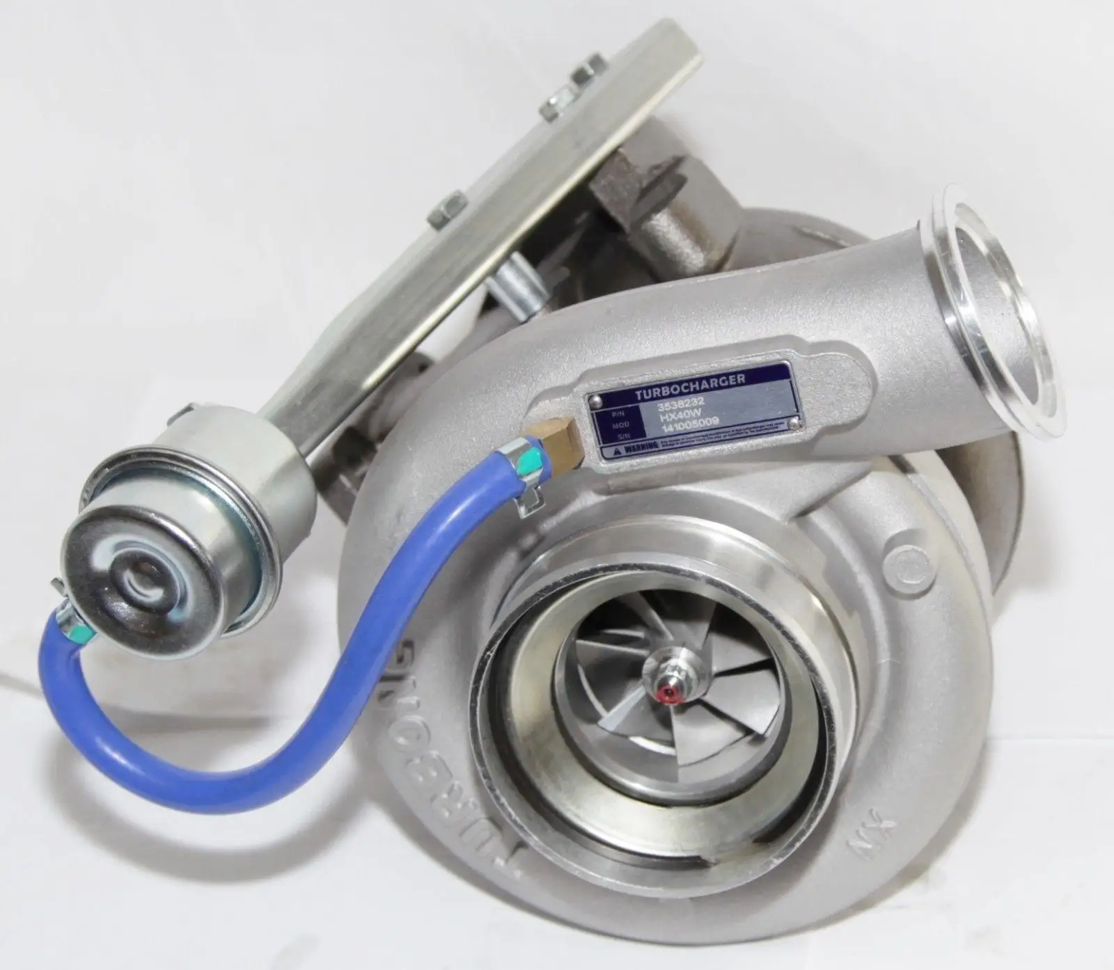 

HX40W 3538232 Turbo for Dodge RAM 4" Exhaust Downpipe Flange T3 Twinscroll 6CTAA