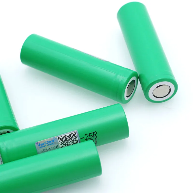 6 шт. VariCore 18650 2500mAh батарея INR1865025R 3,6 V разряда 20A для электронных сигарет батареи