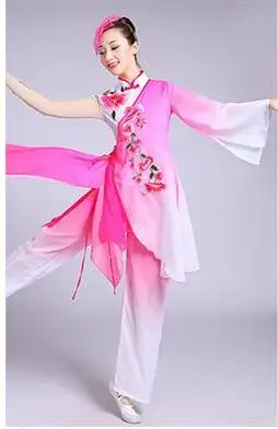 Сезон весна-лето национальной вентилятор Танцы современный Танцы одежда элегантный классический Танцы сценический костюм для взрослых tb7522 - Цвет: 3