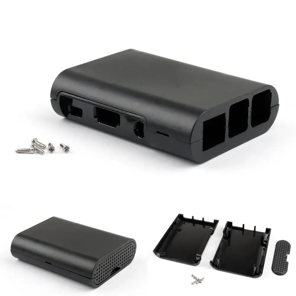 Корпус для Raspberry Pi 3 пластиковый корпус из АБС пластика Модель B + с алюминиевым