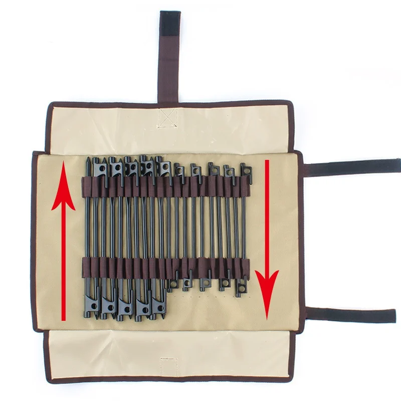 Outdoor Camping Nails Bag Kit Camp Nails Packet Storage Bag Backpack Tent Nail Hammer Portable Storage Bag Outdoor Camping Nails Bag Kit Camp Nails Packet Storage Bag Backpack Tent Nail Hammer Portable Storage Bag