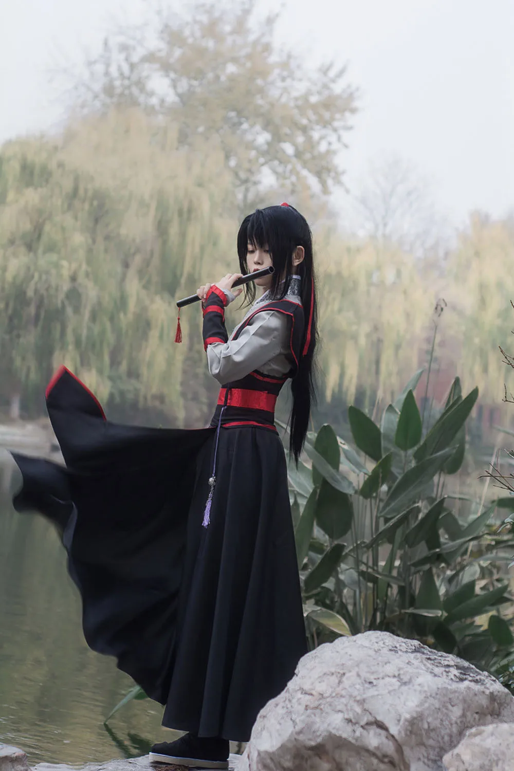 VEVEFHUANG Wei Wuxian Young cosplay Grandmaster of Demonic Culture cosplay Costume Wei Wuxian Mo Dao Zu Shi Costume men