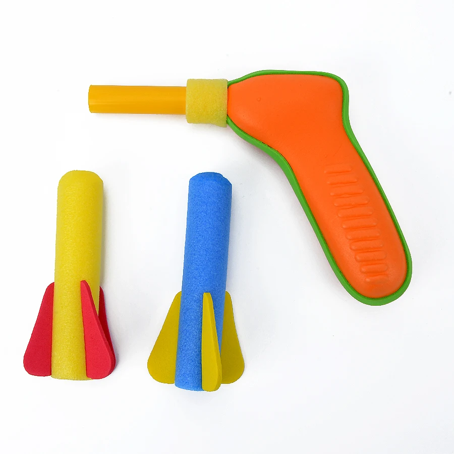 Soft and Safe air soft Foam Dart Shooters Pop Shotz Air-Powered Outdoor Sport rocket pressure Toy Gun with 2 foam parts for kid Soft and Safe air soft Foam Dart Shooters Pop Shotz Air-Powered Outdoor Sport rocket pressure Toy Gun with 2 foam parts for kid