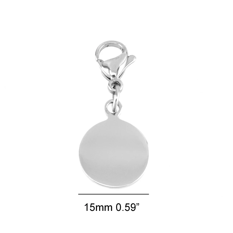ID Marcações Pingente Charme Em Branco Fazendo