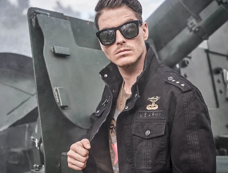 military uniform jacket black 02