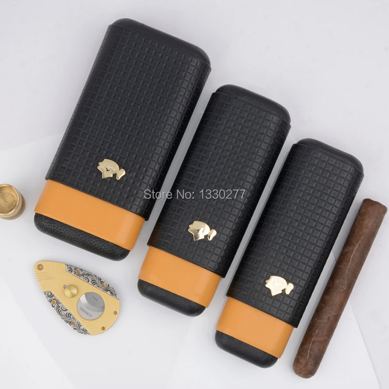 COHIBA пакет скидка путешествие на выходные держатель для сигары Cohiba Cedar Wood 2/3 трубки держатель для сигары Fit 54 кольца+ 63 кольца сигары