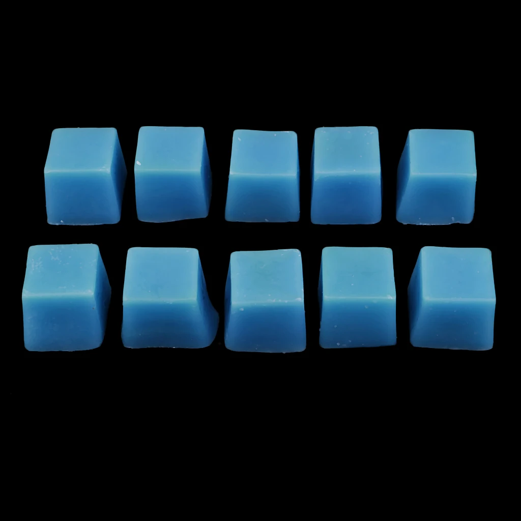 10pcs Cube Candle Wax Paraffin Wax Blocks for DIY Candle Making Supplies